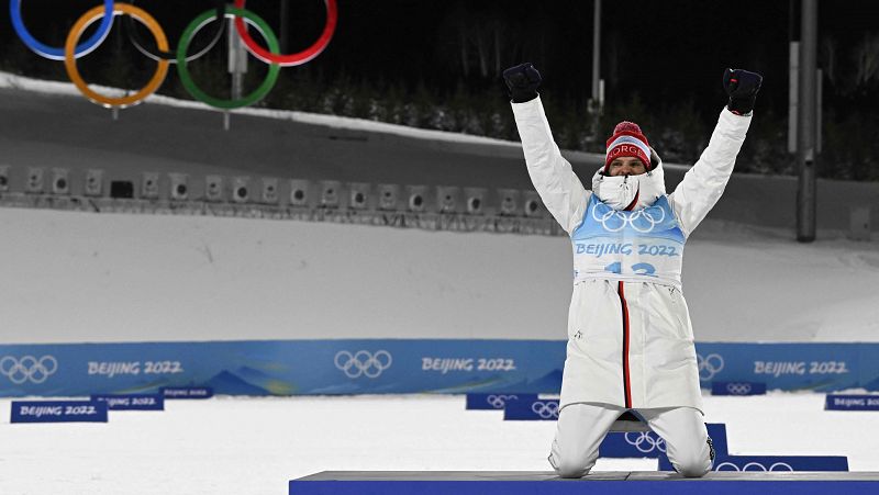 Noruega vive su gran dia en Pekn 2022 con oros en combinada nrdica, biatln y patinaje de velocidad