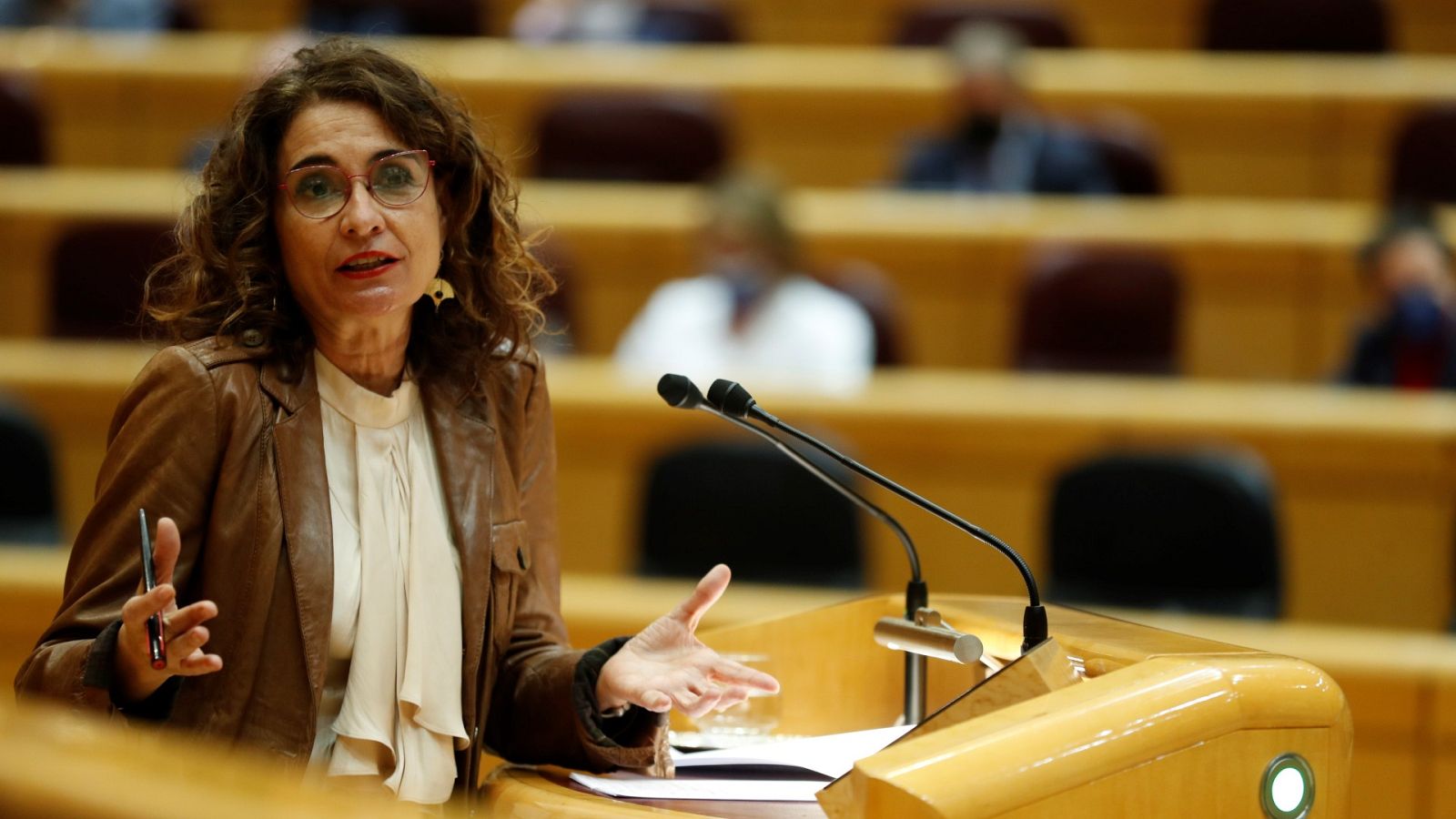 La ministra de Hacienda en el Senado