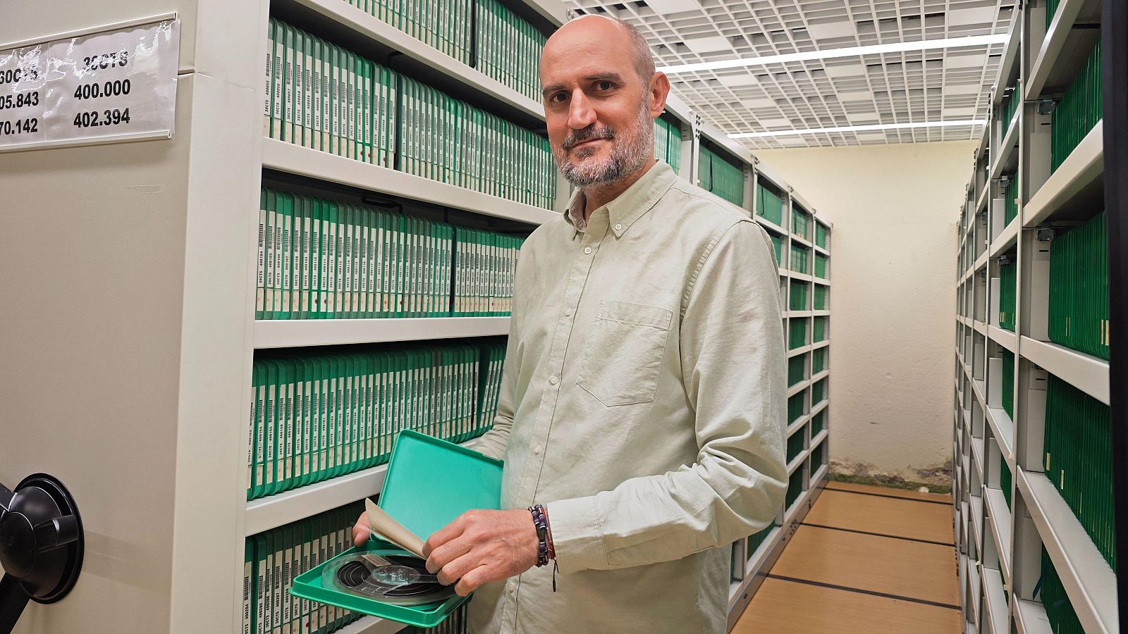 Carmelo Martín, jefe de la Unidad de Acceso y Gestión de Archivo Digital.