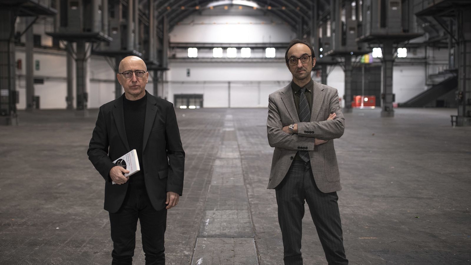 Óscar López con Agustín Martínez Mallo