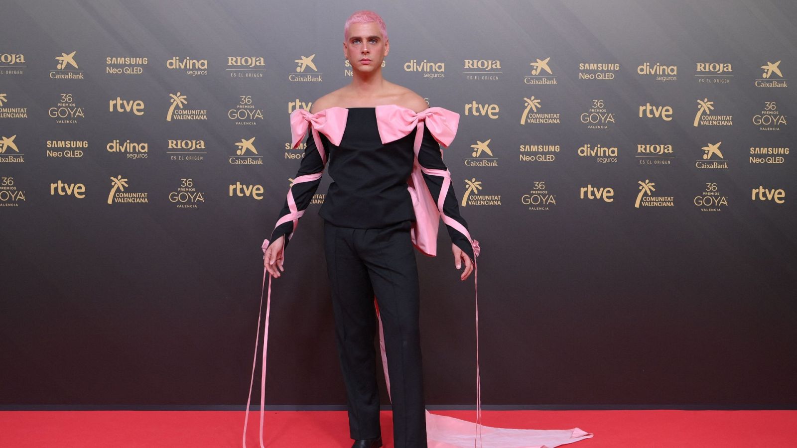 Eduardo Casanova en los Premios Goya 2022