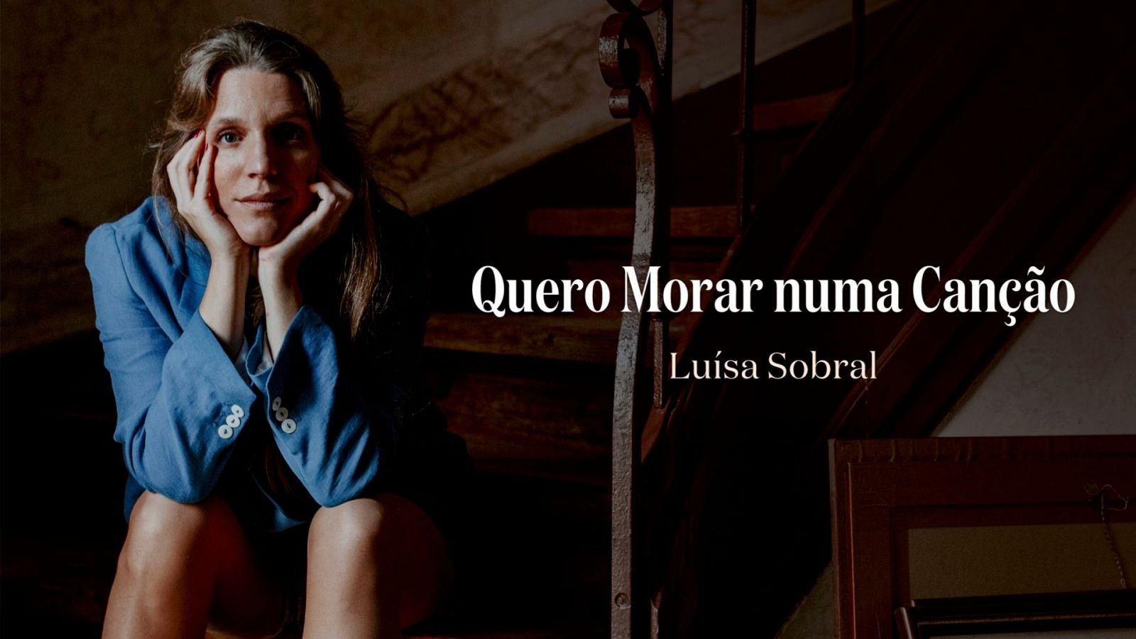 Portada del sencillo "Quero morar numa cançao" de Luisa Sobral