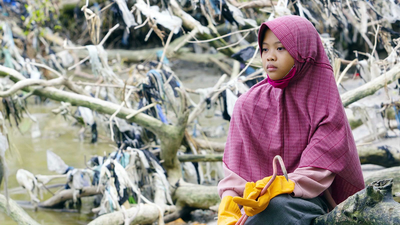 'Plástico en las venas'