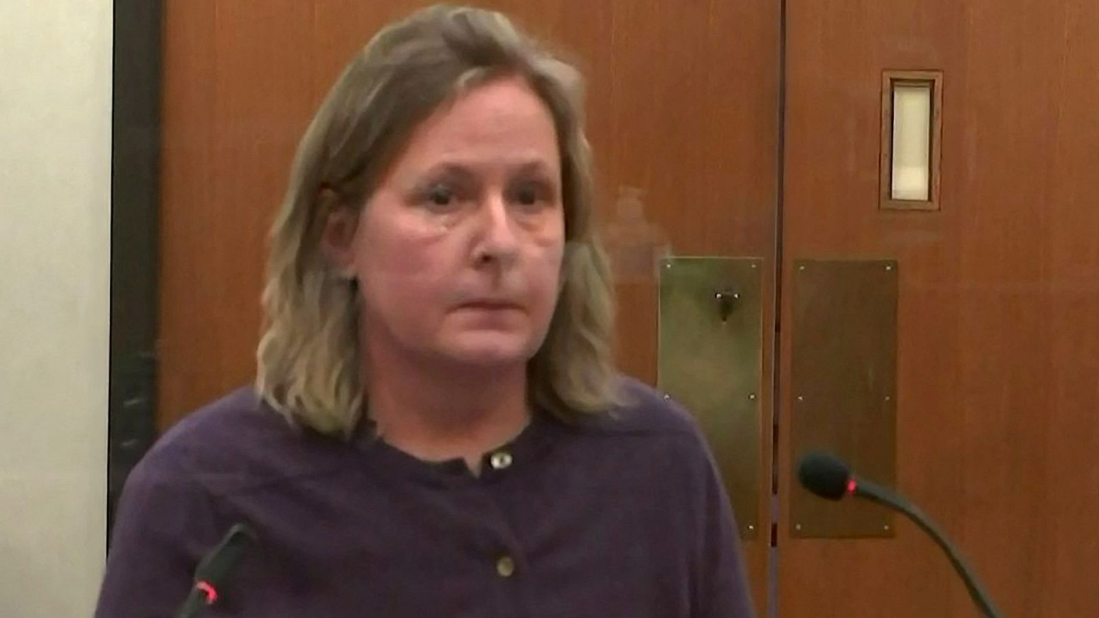 Kimberly Potter durante el juicio