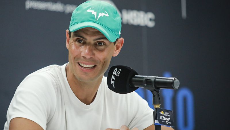 Nadal regresa en Acapulco con palabras de apoyo a Djokovic