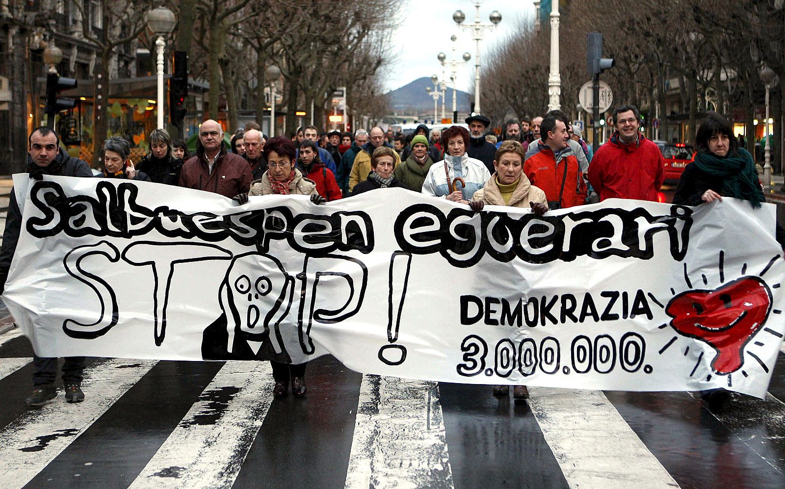 Manifestación en contra de la ilegalización de D3M