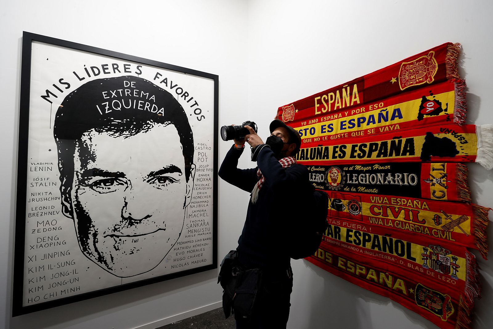 'Mis líderes favoritos de extrema izquierda', de Riiko Sakkinen (Galería Forsblom)