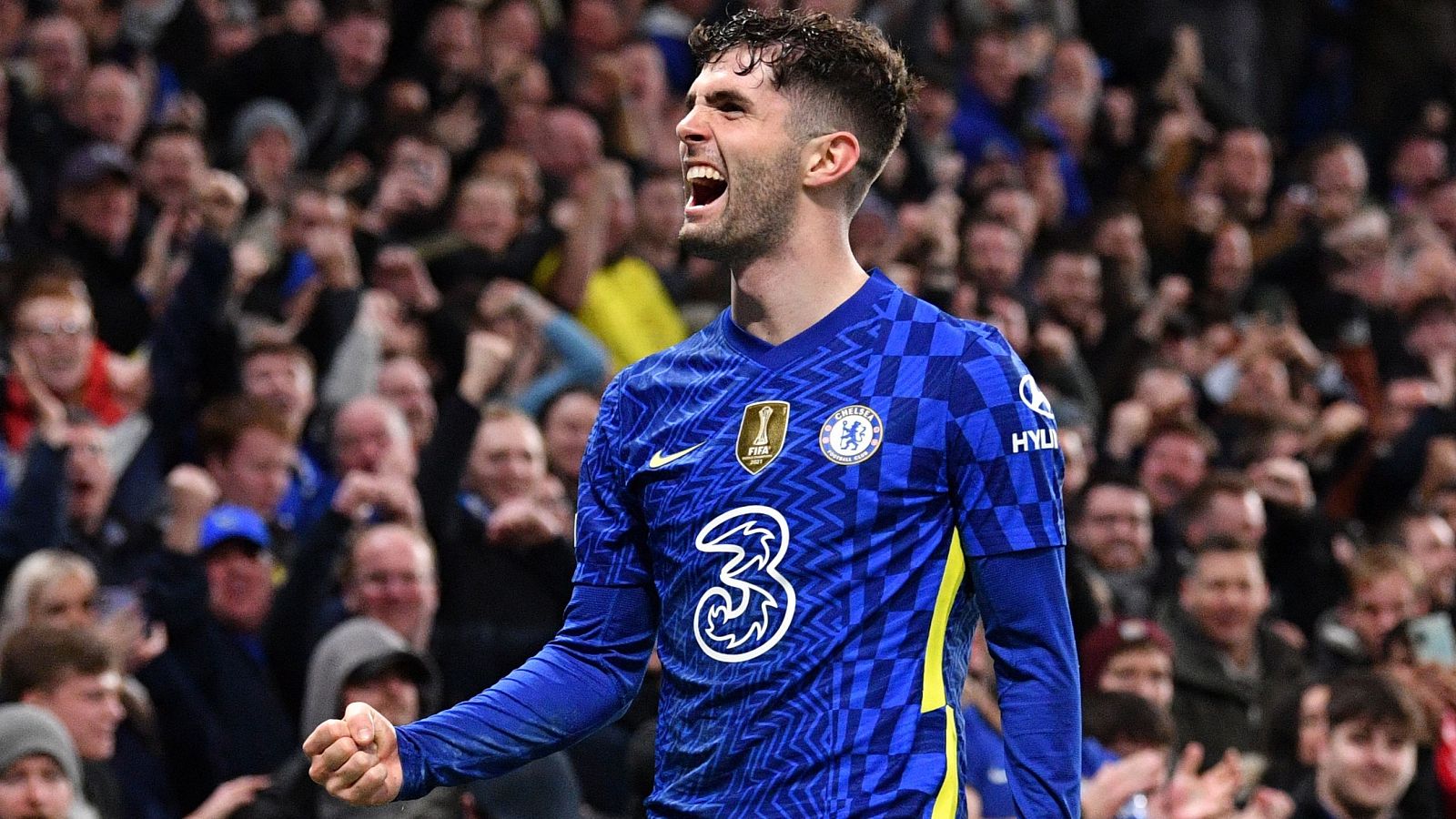 Havertz celebra el primer tanto del partido