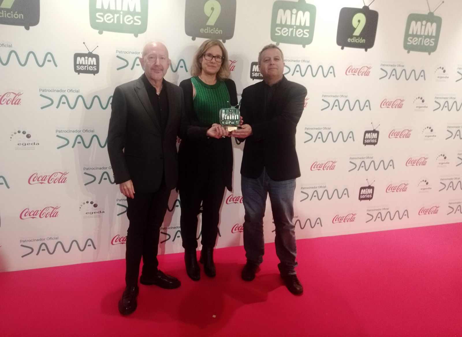 Alex Graf, Javier García Díaz y Emilio Pina recogen el premio