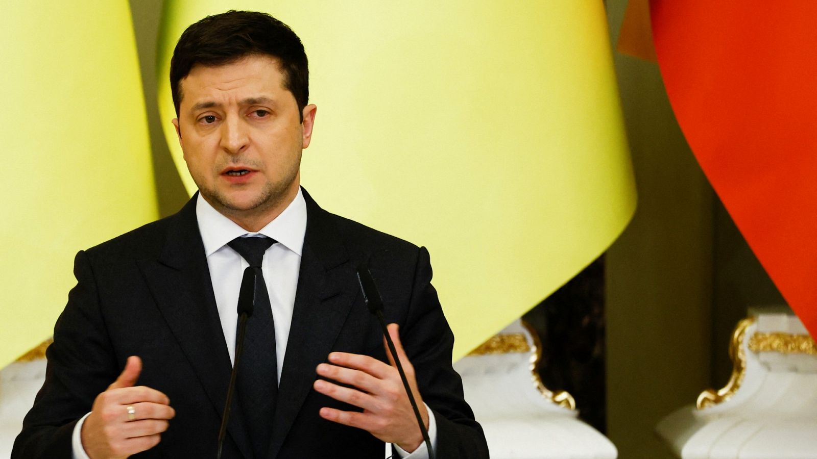 El presidente ucraniano, Volodymyr Zelenski