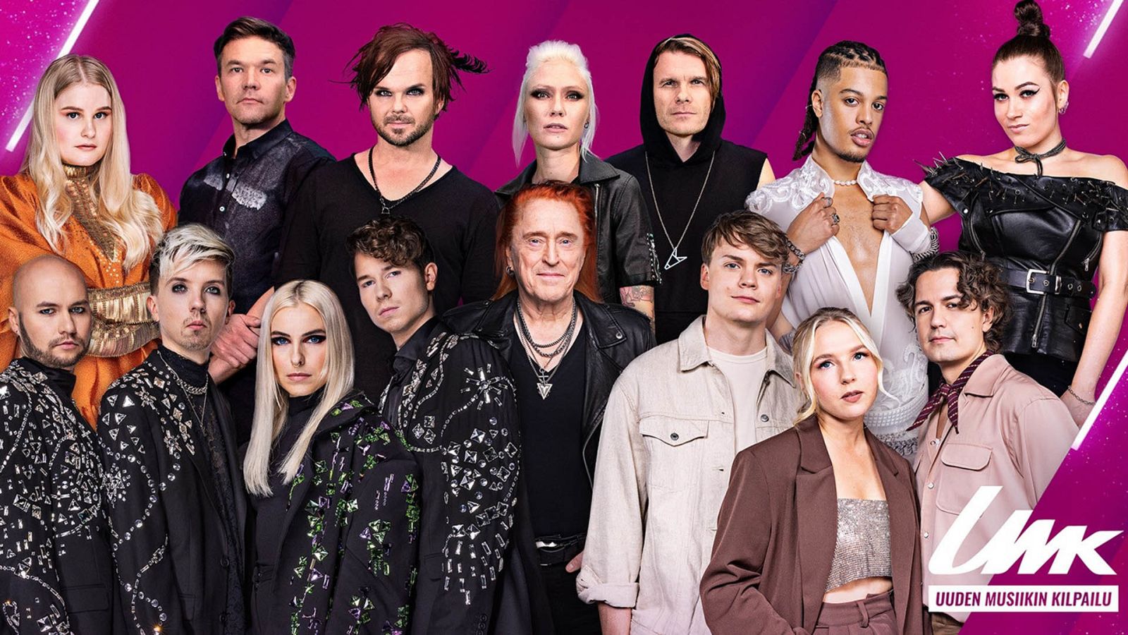 Siete artistas lucharán por representar a Finlandia en la final del UMK 2022
