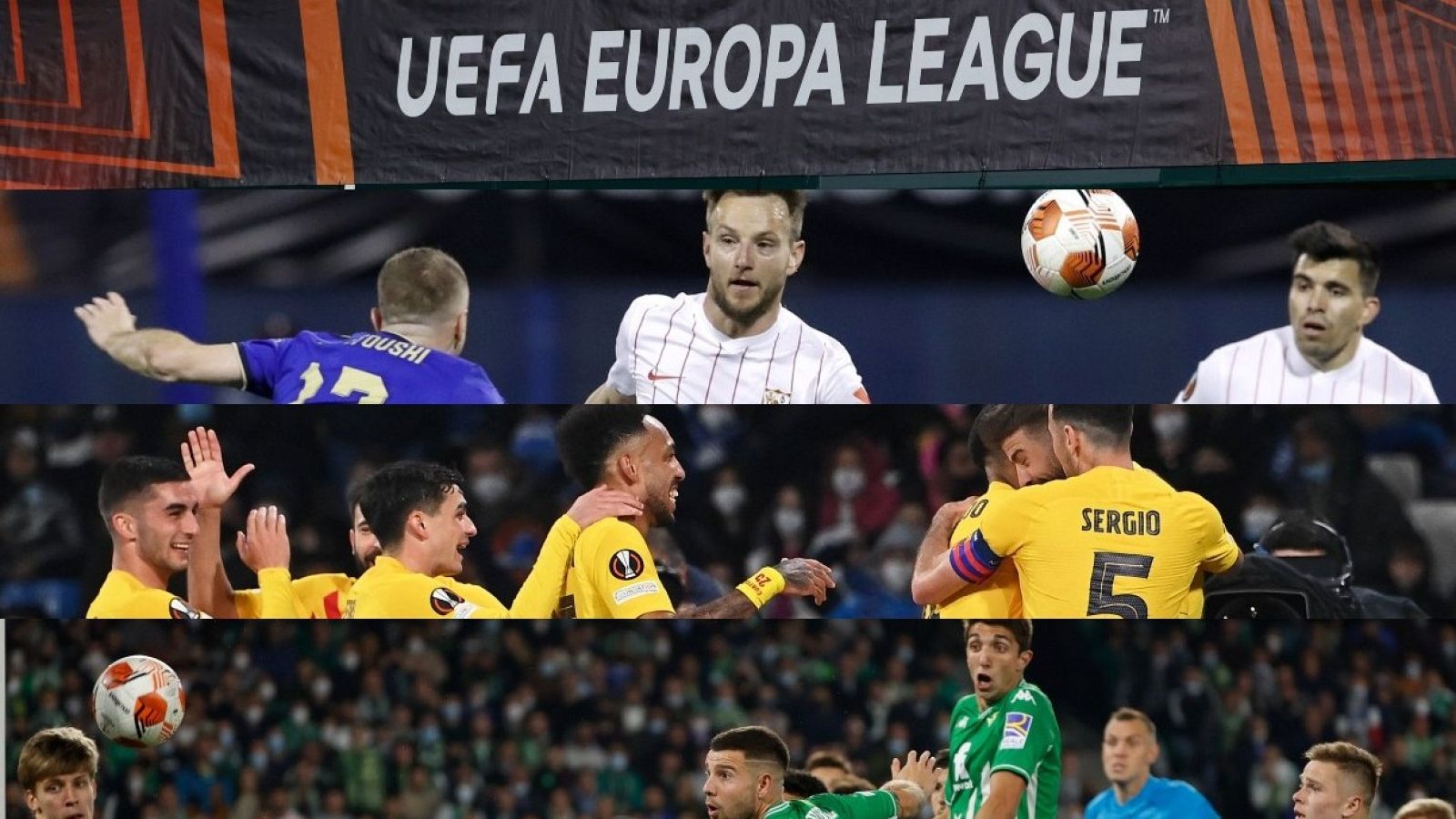 Barça, Sevilla y Betis se clasifican para octavos de final de la Europa League