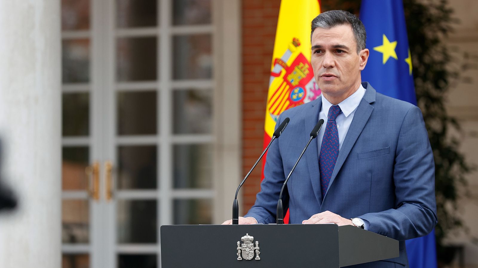 El presidente del Gobierno, Pedro Sánchez