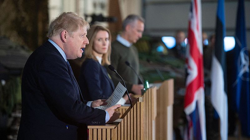 Una periodista ucraniana, a Boris Johnson: "La OTAN tiene miedo a una III Guerra Mundial, pero ya ha comenzado"