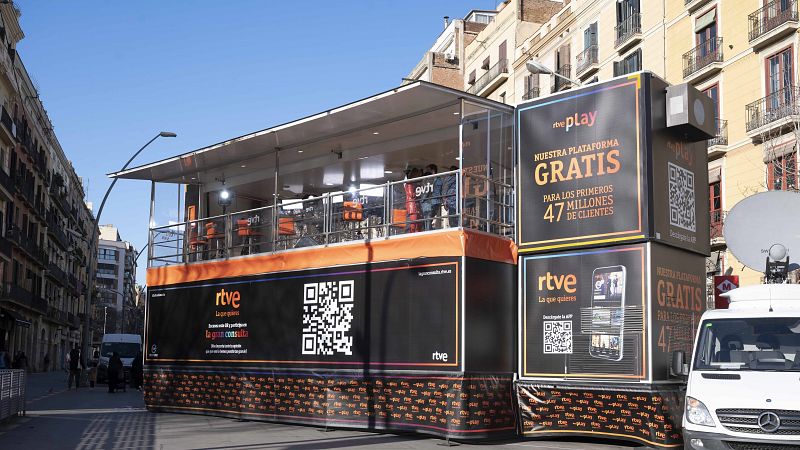 Cultura y televisión en la visita de 'La Gran Consulta' de RTVE a Barcelona