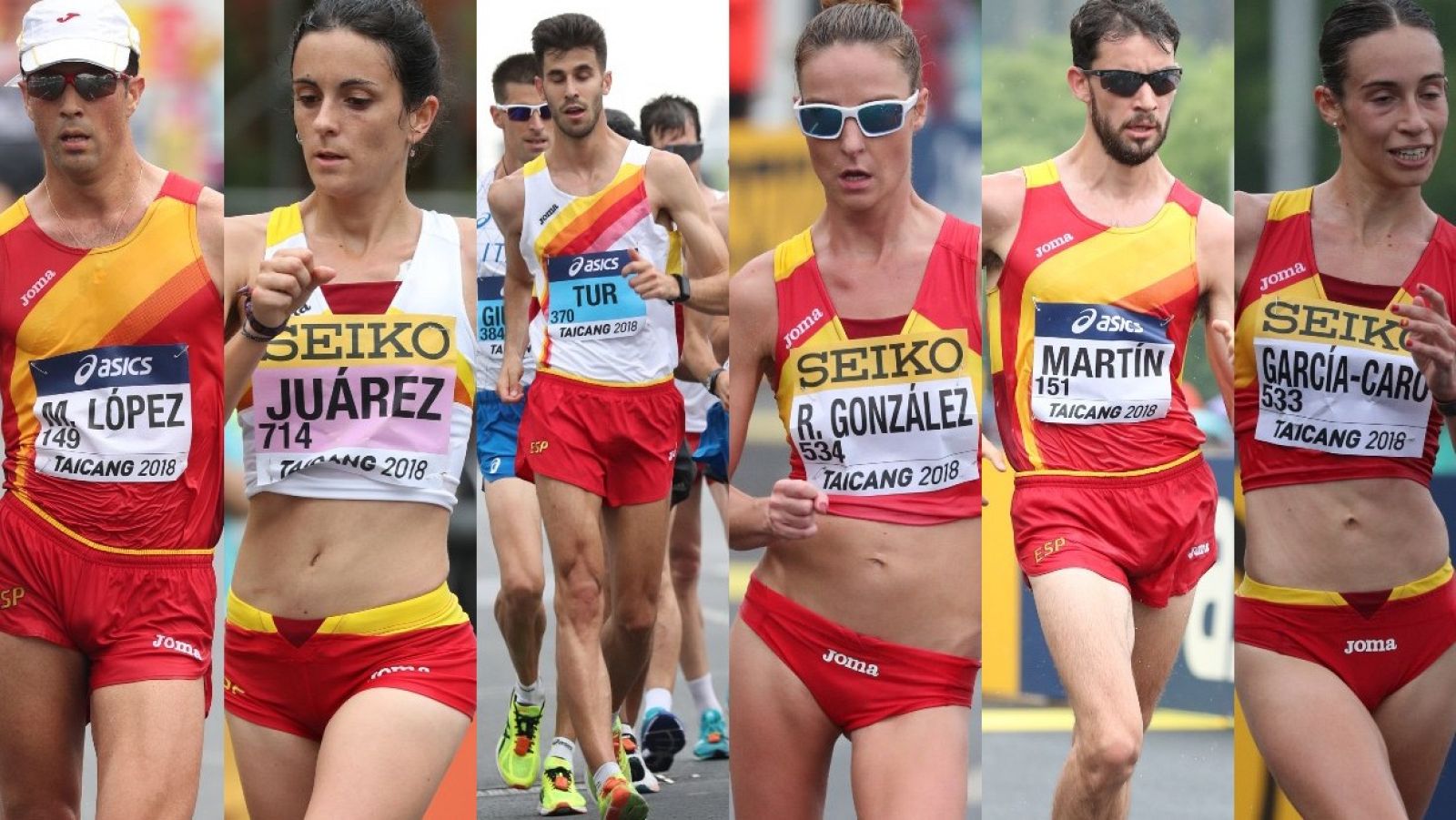 El equipo español de marcha atlética compite en la Copa del Mundo por equipos de Omán.