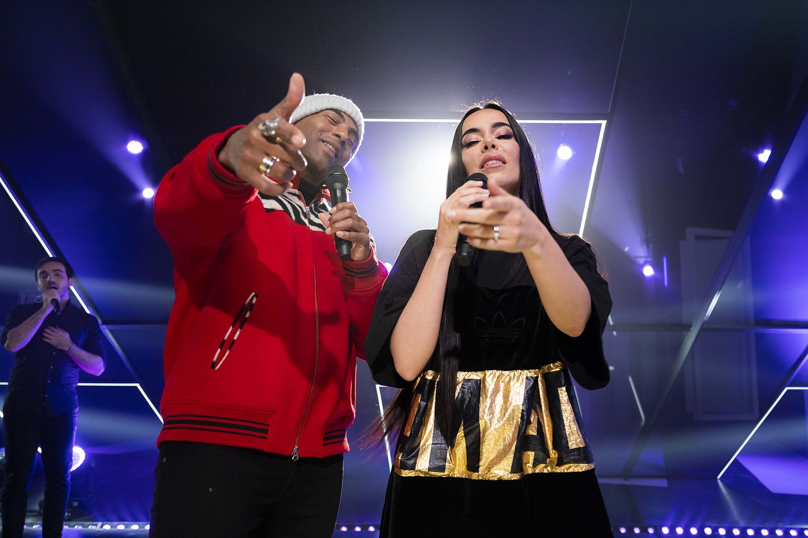 Yotuel Romero y Beatriz Luengo en 'Las tres Puertas'