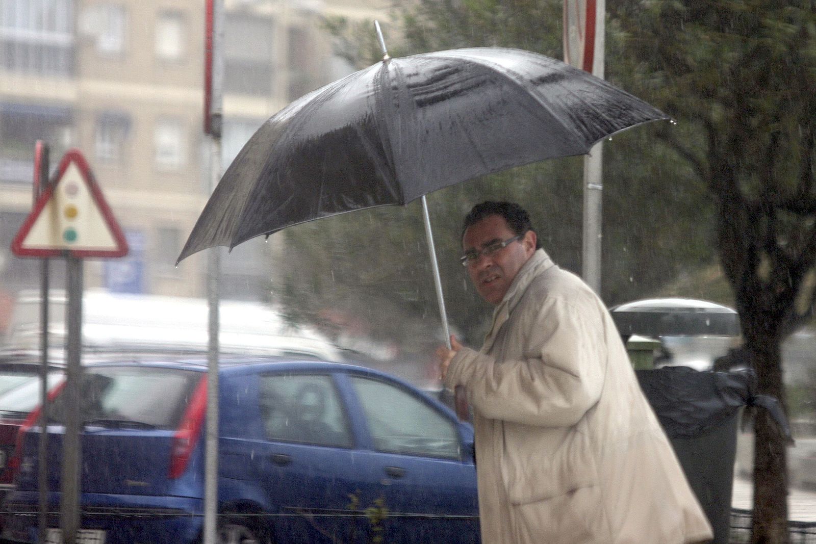 Temporal de viento en la cornisa cantábrica