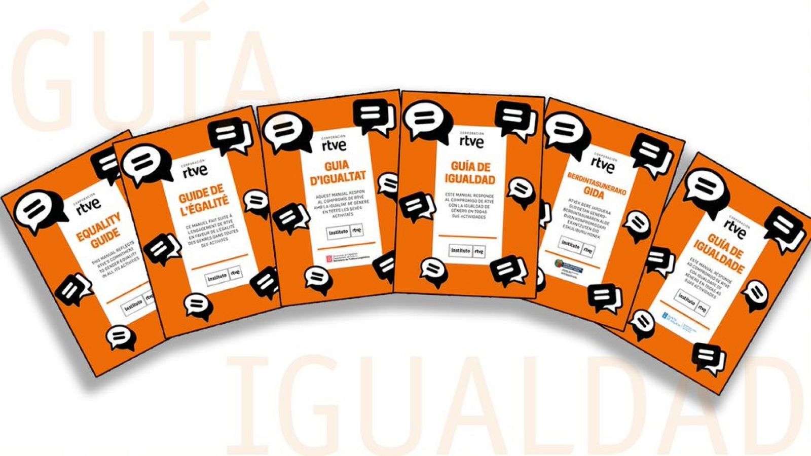La Guía de Igualdad de RTVE, en lenguas cooficiales, inglés y francés