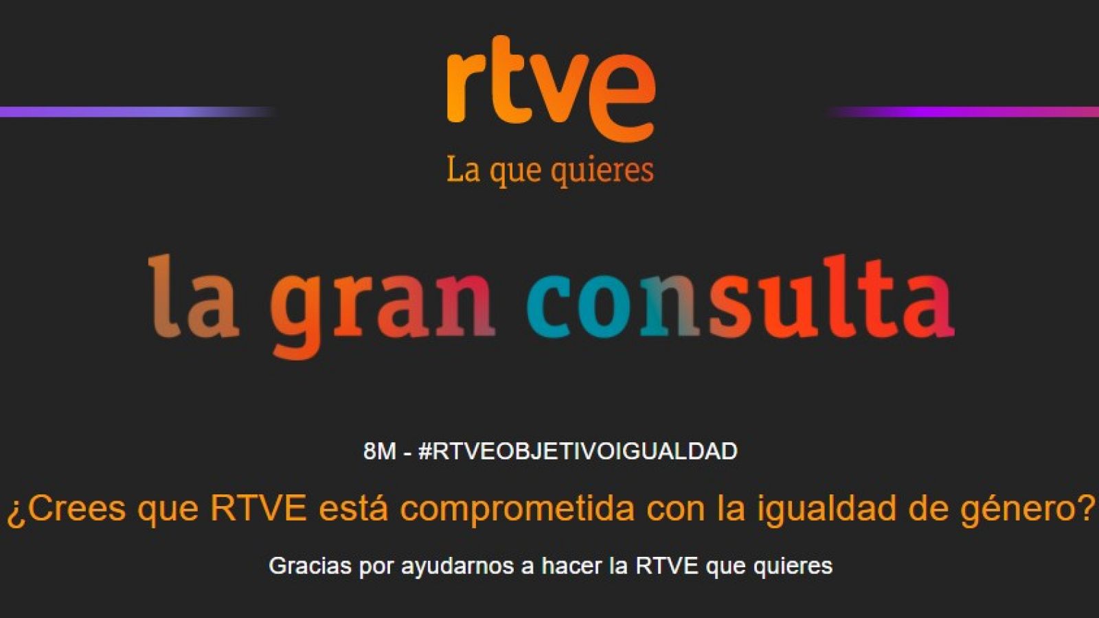 La gran consulta de la igualdad