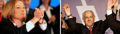Livni gana por un estrecho margen las elecciones en Israel, pero Netanyahu aún puede gobernar