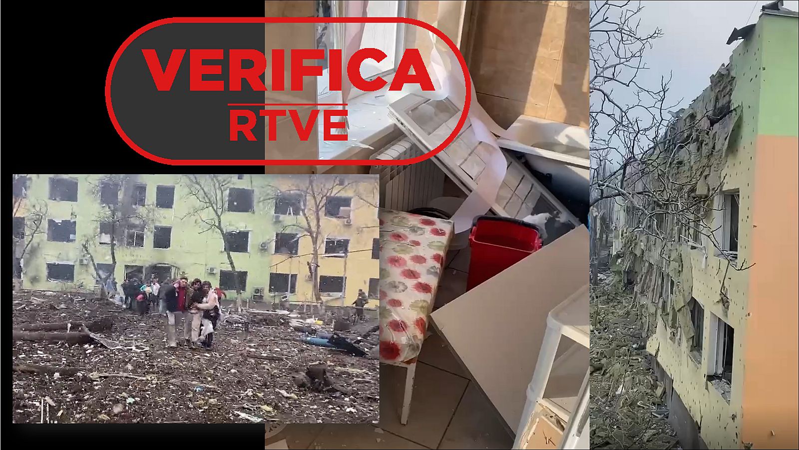 Imágenes del ataque a un hospital infantil en Mariúpol, Ucrania