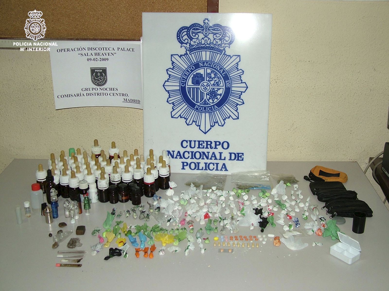 Treinta y seis detenidos en el interior de una discoteca de Madrid