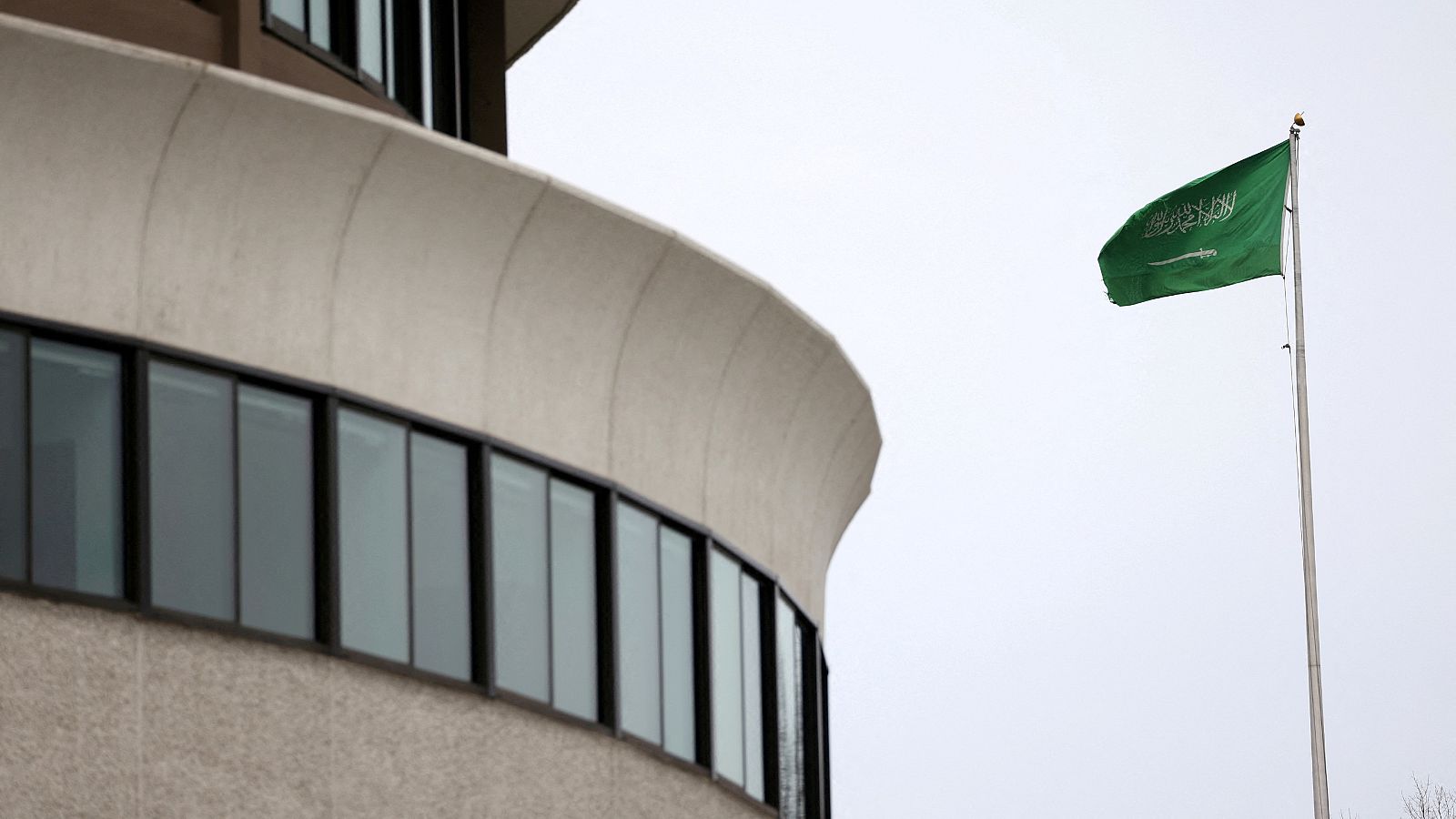 Imagen de archivo de la bandera de Arabia Saudí.