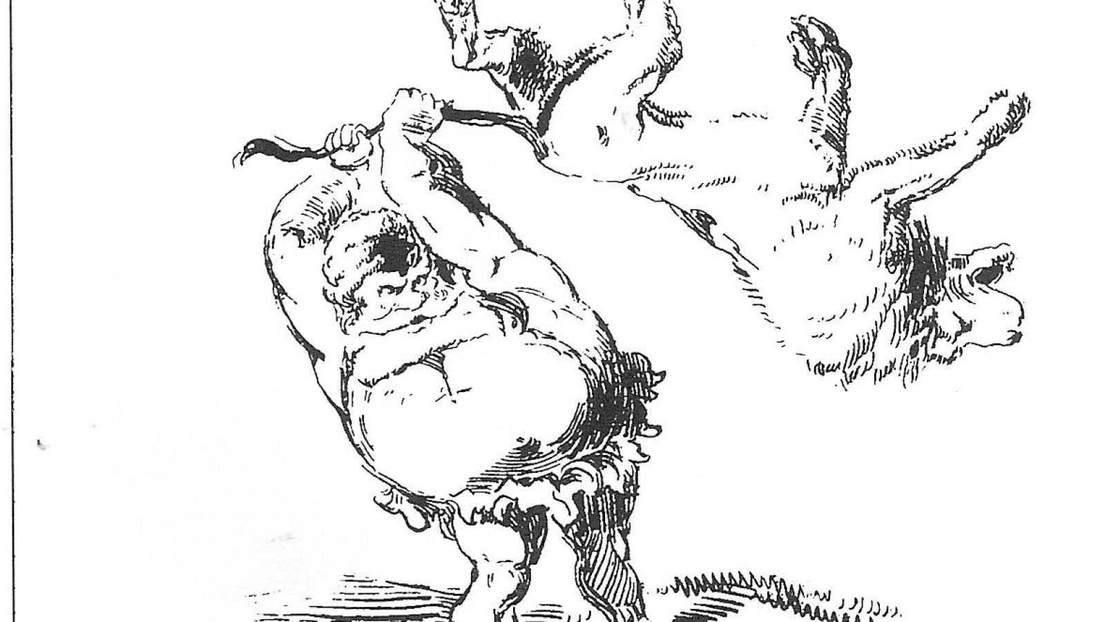 Detalle de una ilustración del 'Hércules' de Gustave Doré