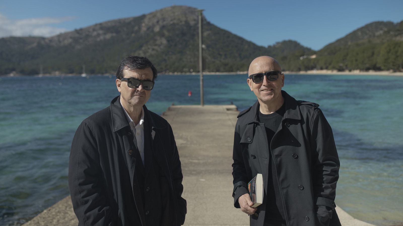 Javier Cercas y Óscar López