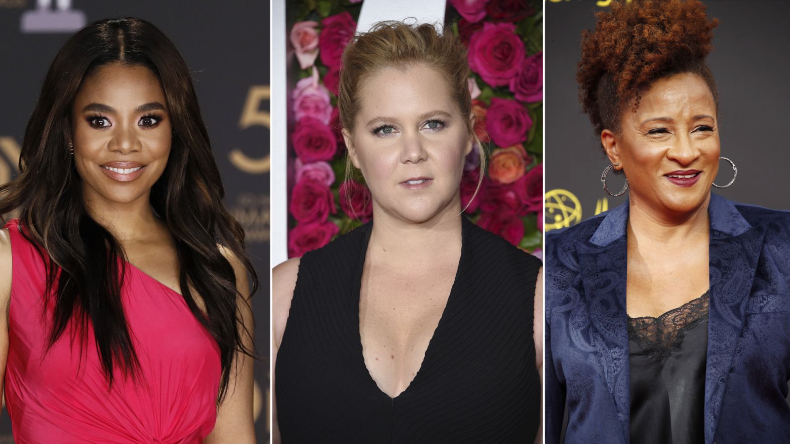 De Izq. a Dcha: Regina Hall, Amy Schumer y Wanda Sykes