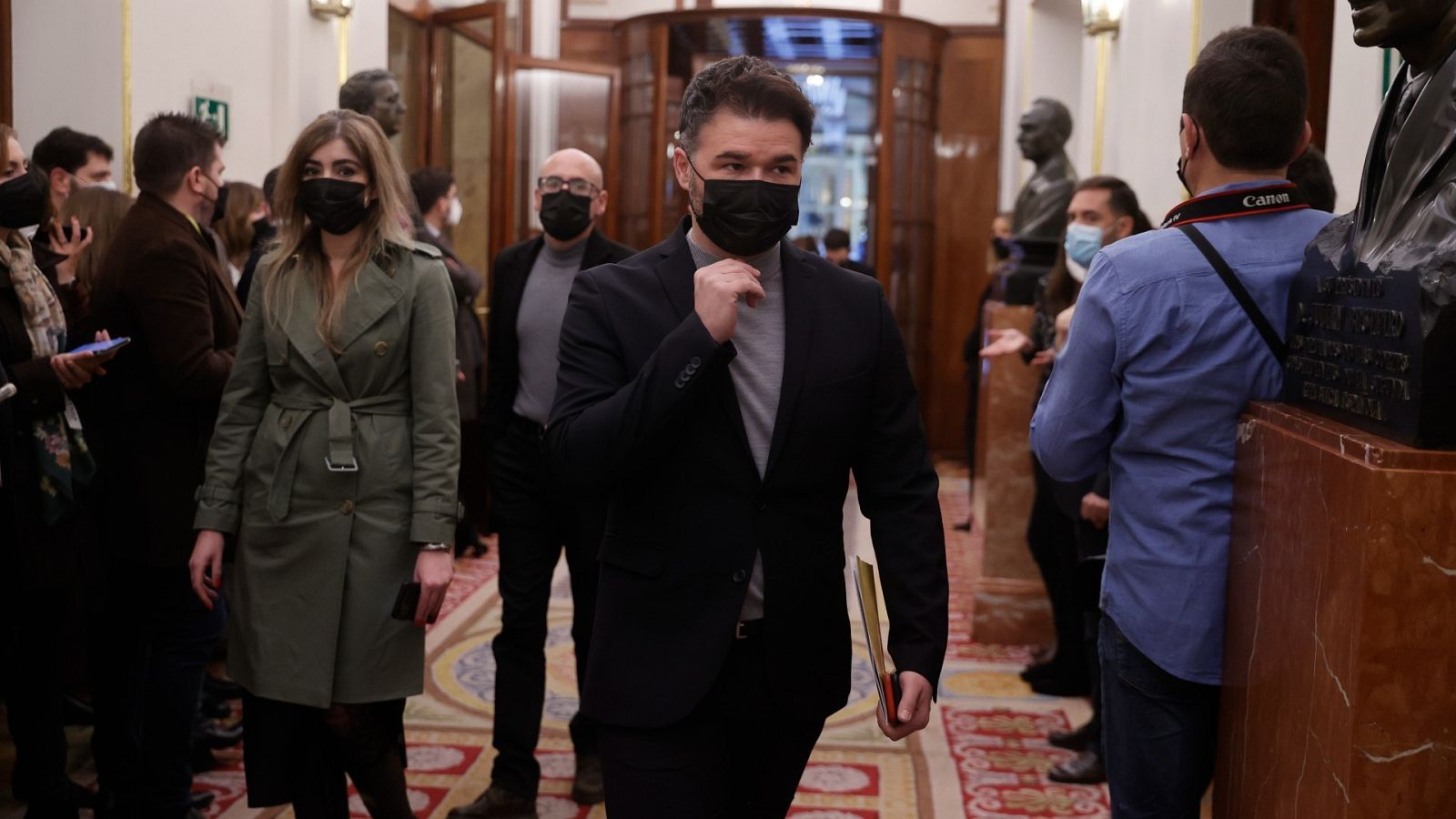 Gabriel Rufián, en el Congreso