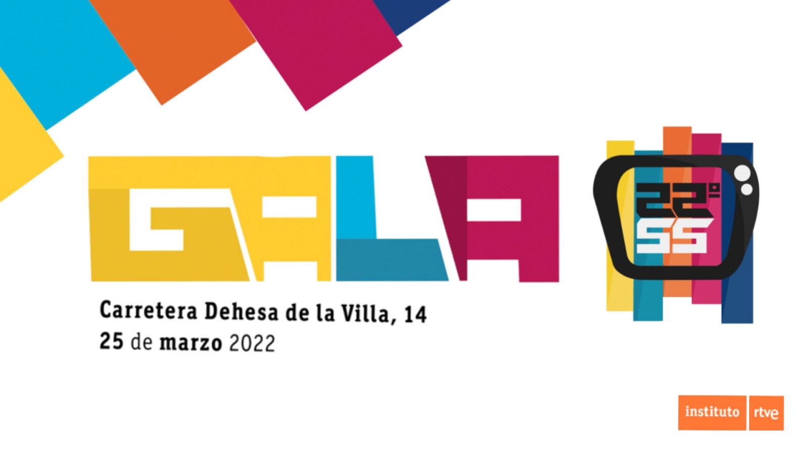 Cartel Gala Instituto RTVE 2022