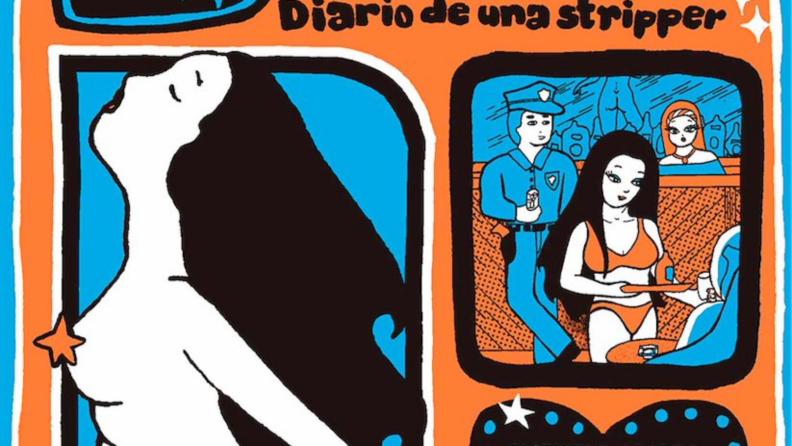 Detalle de la portada de 'Melody. Diario de una stripper'