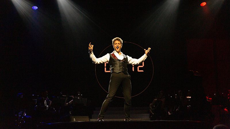 Daniel Diges sube por primera vez al escenario a su hijo Galileo