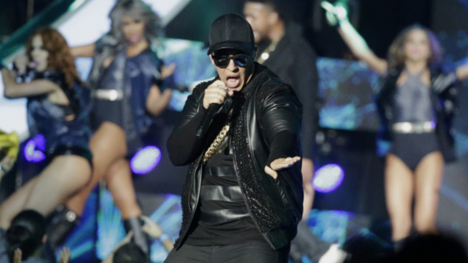 El cantante Daddy Yankee durante uno de sus conciertos