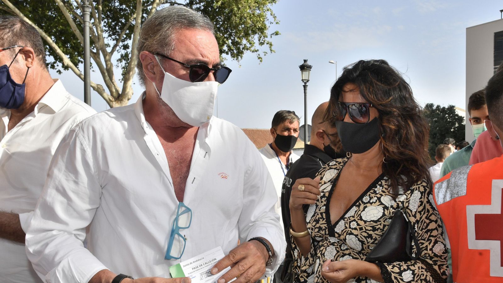 Carlos Herrera y su novia Pepa Gea