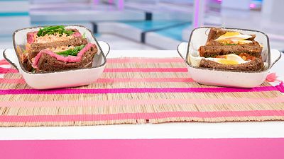 Receta de bocadillos saludables 