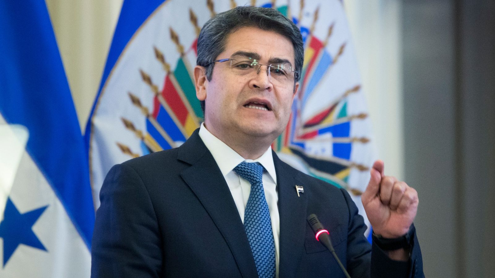 El expresidente de Honduras, Juan Orlando Hernández