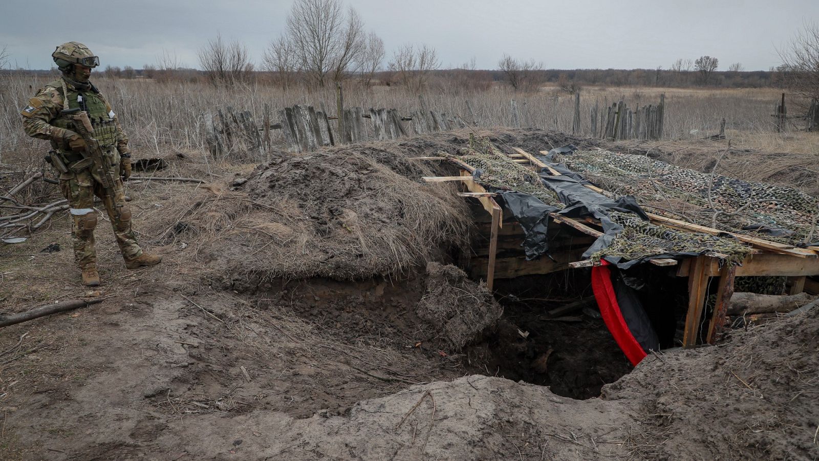 Imagen de un soldado ruso en la Guerra de Ucrania