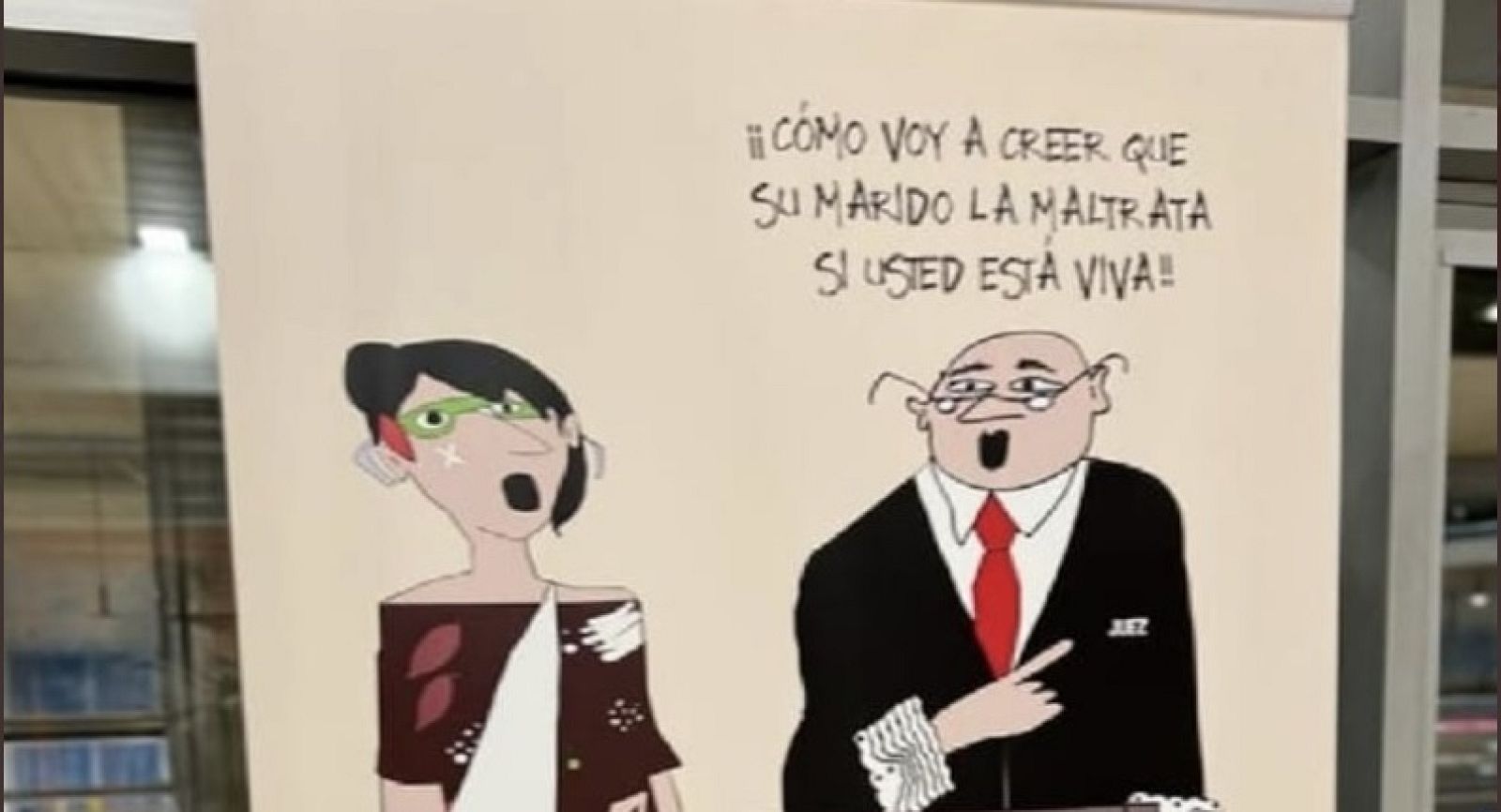Asociaciones de jueces rechazan el patrocinio institucional de una obra expuesta en Baleares contra la violencia de género