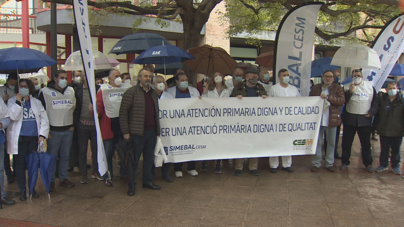 Concentració en defensa de l'Atenció Primària