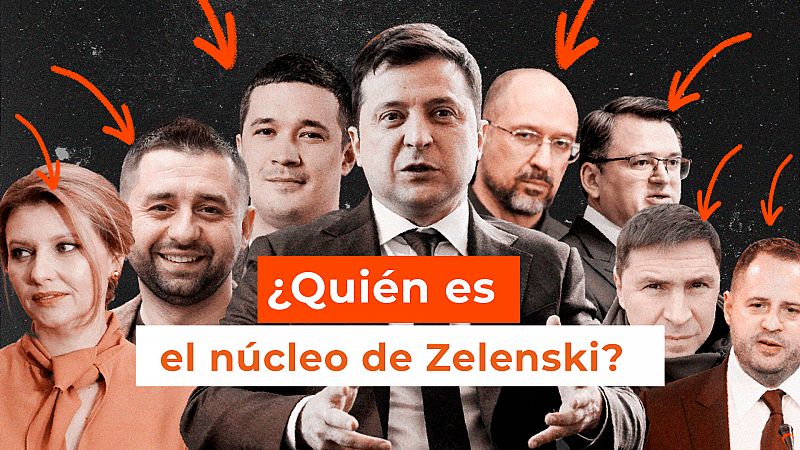 El círculo de Zelenski: los hombres y la primera dama detrás del éxito del presidente de Ucrania