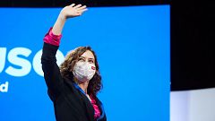 Ayuso cree que el PP saldrá "fortalecido" de una crisis que nunca "debió existir": "Confiemos en Feijóo"