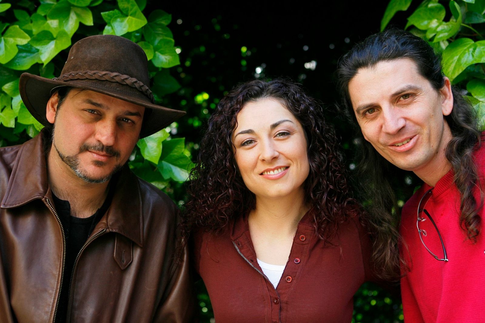 Ángeles Muñoz, Dioni Martín y Miguel Ángel Cabrera, de Camela