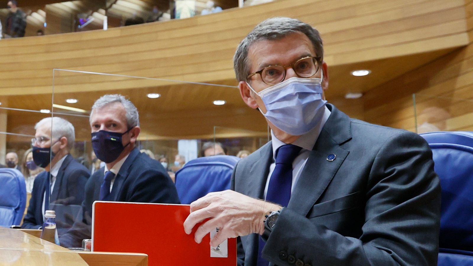 Alberto Núñez Feijóo, en el Parlamento de Galicia 