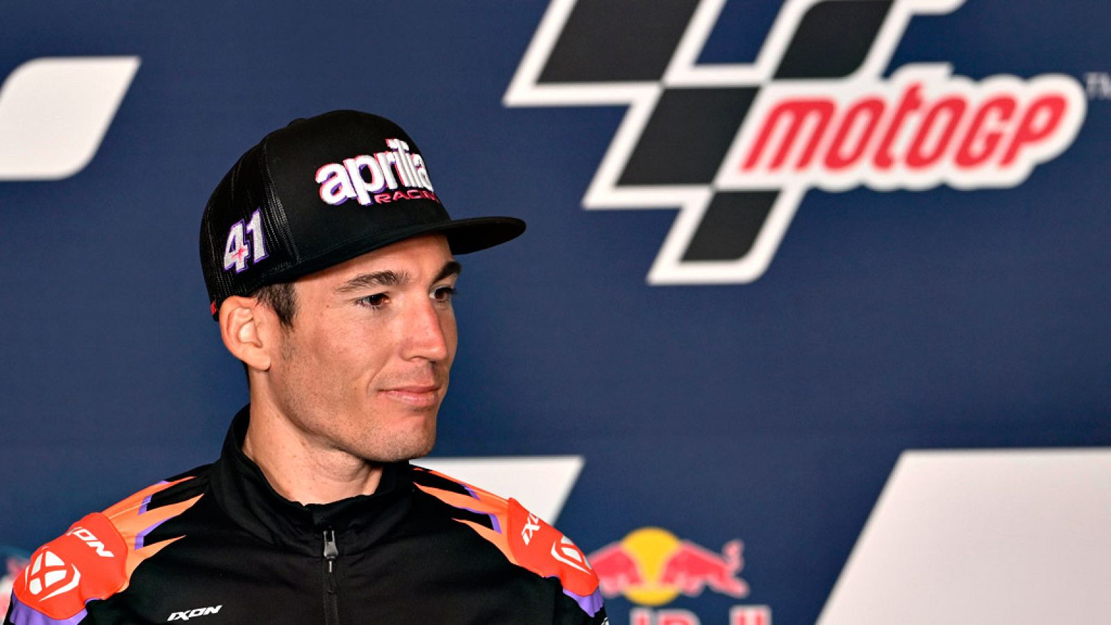 Aleix Espargaró durante la rueda de prensa previa al GP de las Américas.