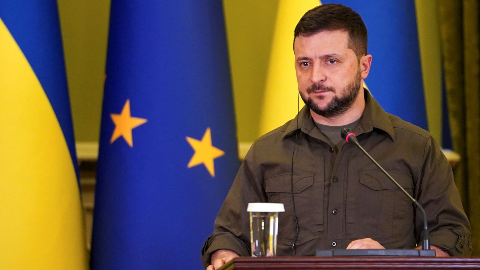 El presidente ucraniano Volodímir Zelenski