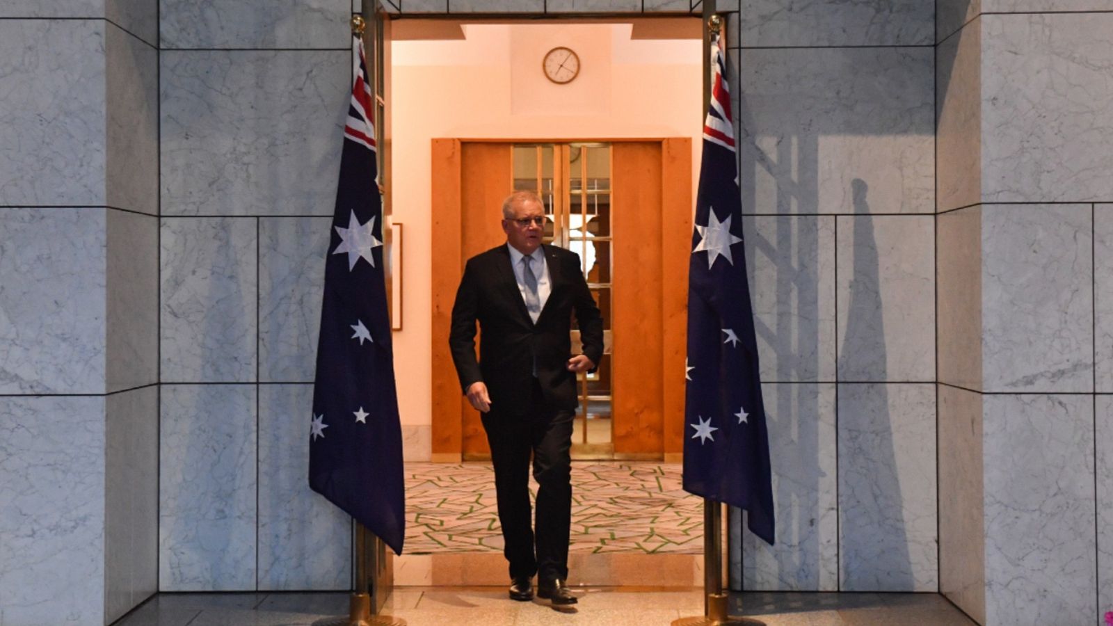 Una imagen del primer ministro de Australia, Scott Morrison.
