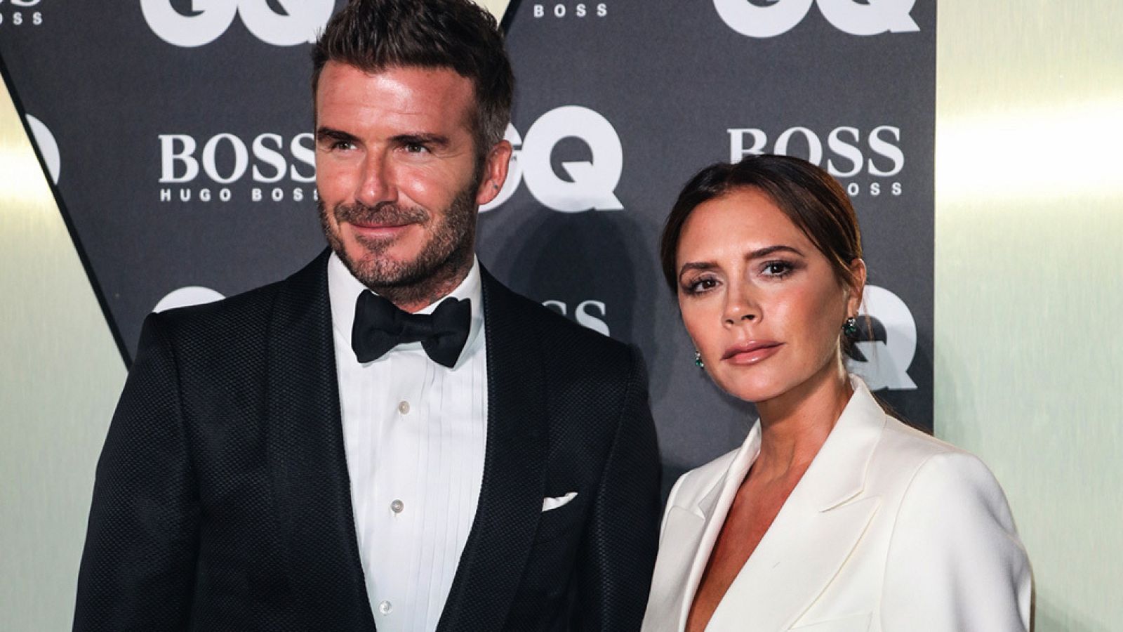 Posado de Posado de David y Victoria Beckham